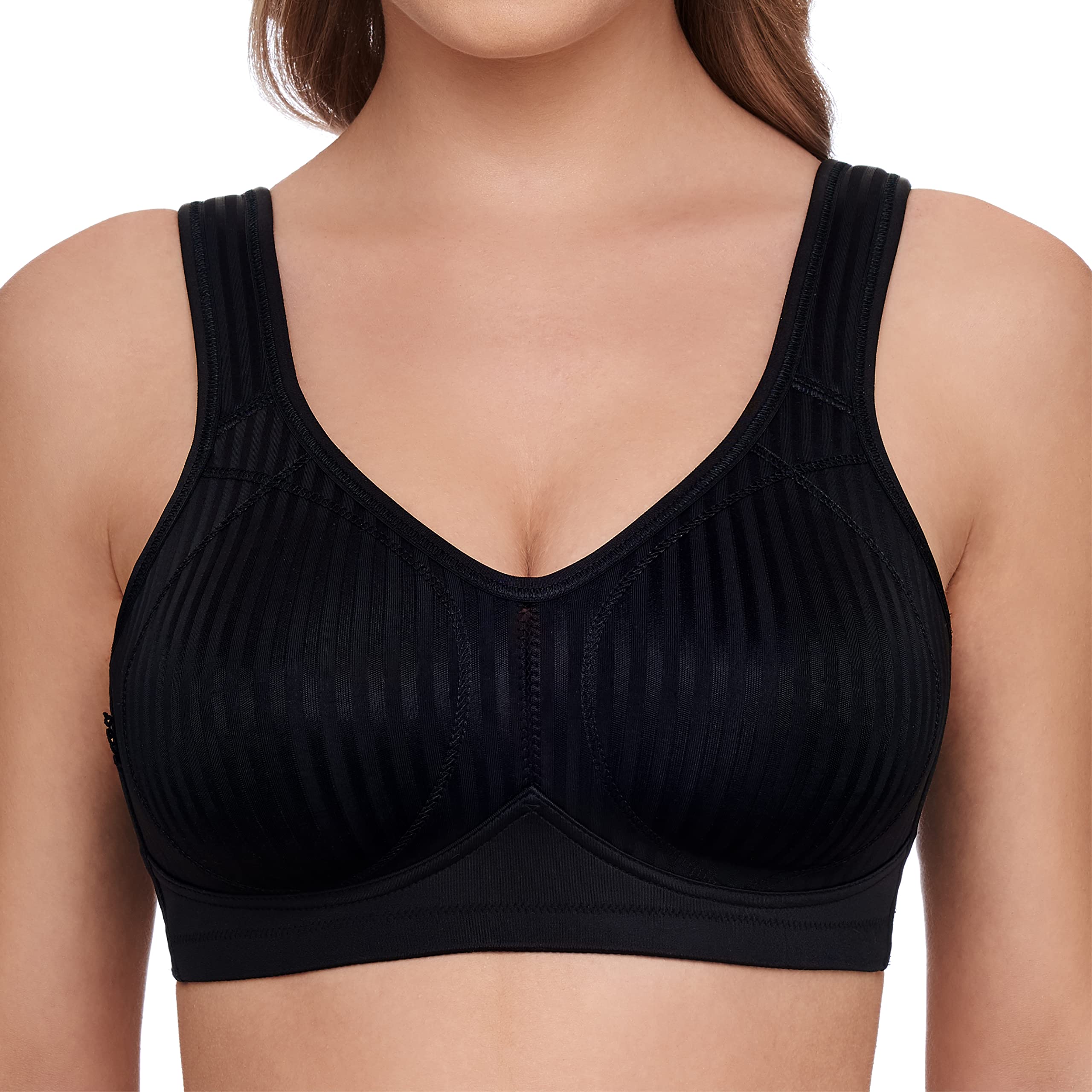 Women's Non-Wired Comfort Bra 7761 - Wireless Support for B-H Cup (34-42) | Perfect for Yoga, Lounge & Everyday Wear