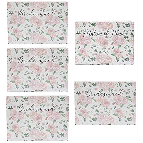 4 Bridesmaid + 1 Matron of Honor Proposal Box (Set of 5)