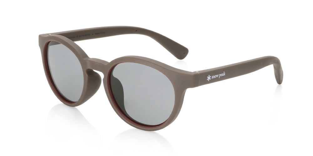 JINS x Snow Peak Kids Rubber Sunglasses - UV Protection, Durable & Lightweight for Outdoor Adventures, Hiking & Beach Activities