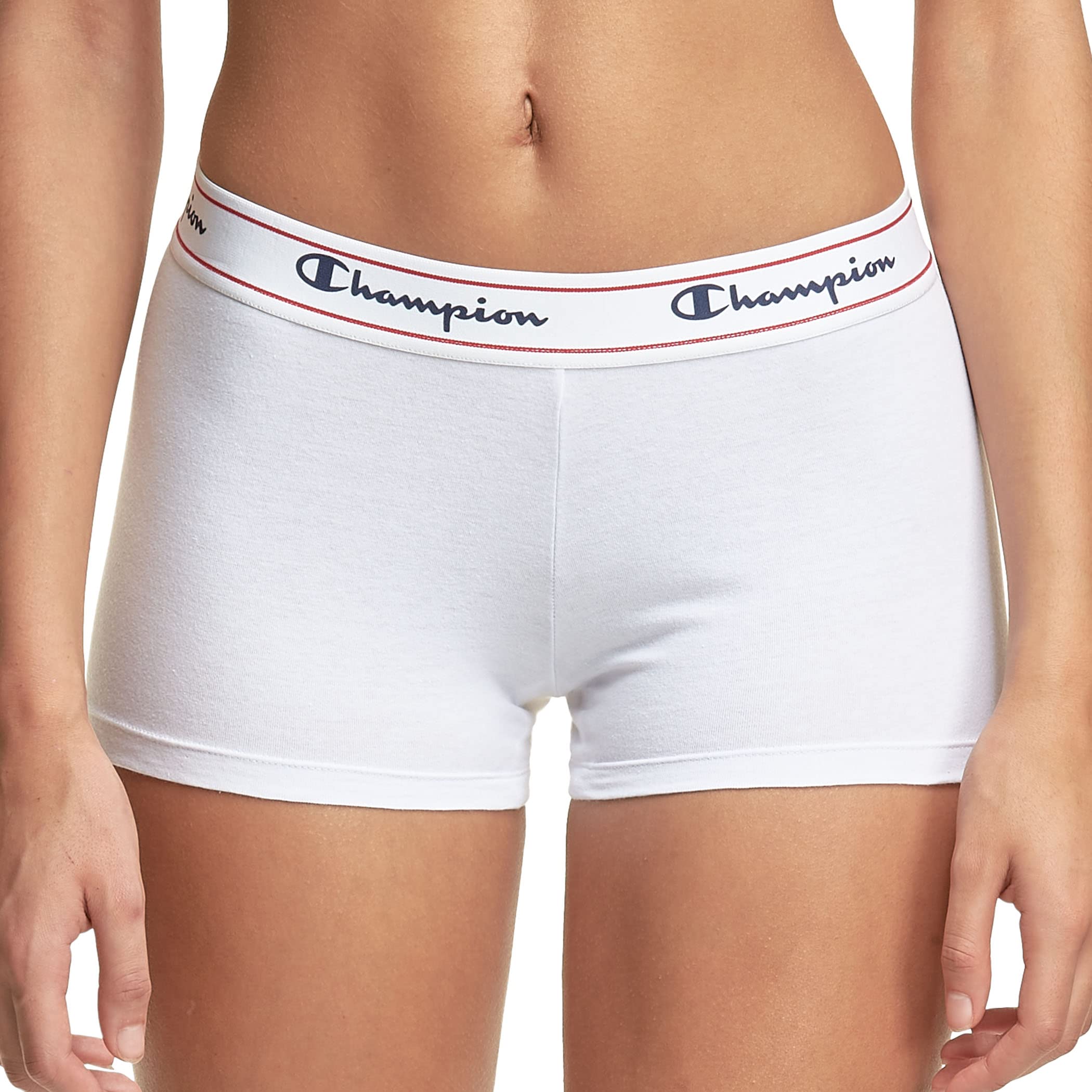 Champion Women's Heritage Boyshort Underwear - Soft Cotton Comfort for Everyday Wear, Gym & Lounge