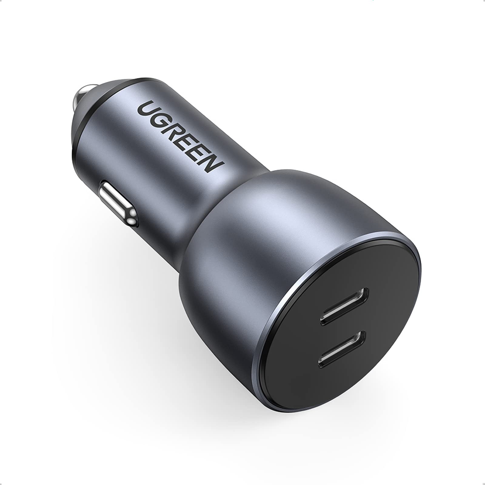 UGREEN 40W Dual USB C Car Charger PD3.0 Fast Charging - Compatible with iPhone 16/15/14/13/12 Pro Max, Galaxy S25/S24 Ultra, iPad Pro/Mini & AirPods - Perfect for Road Trips & Daily Commutes