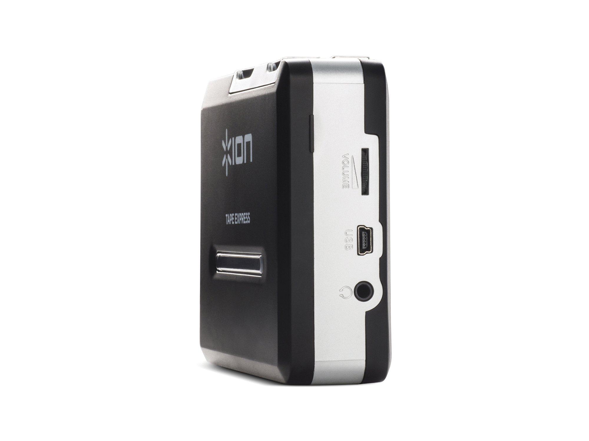 ION Tape Express Plus Cassette Player & Tape-to-Digital Converter with USB & 3.5mm Audio Output - Perfect for Digitizing Old Cassettes, Music Recording, and Audio Archiving