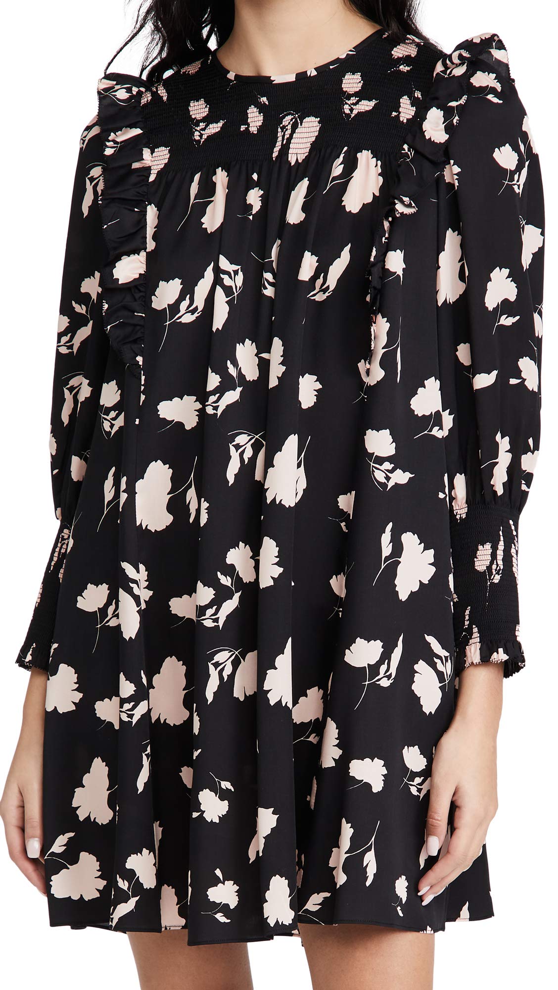 Joie Women's Jamila Dress - Floral Print Midi Dress with Short Sleeves & Side Slits | Perfect for Summer, Beach Vacations, and Casual Outings