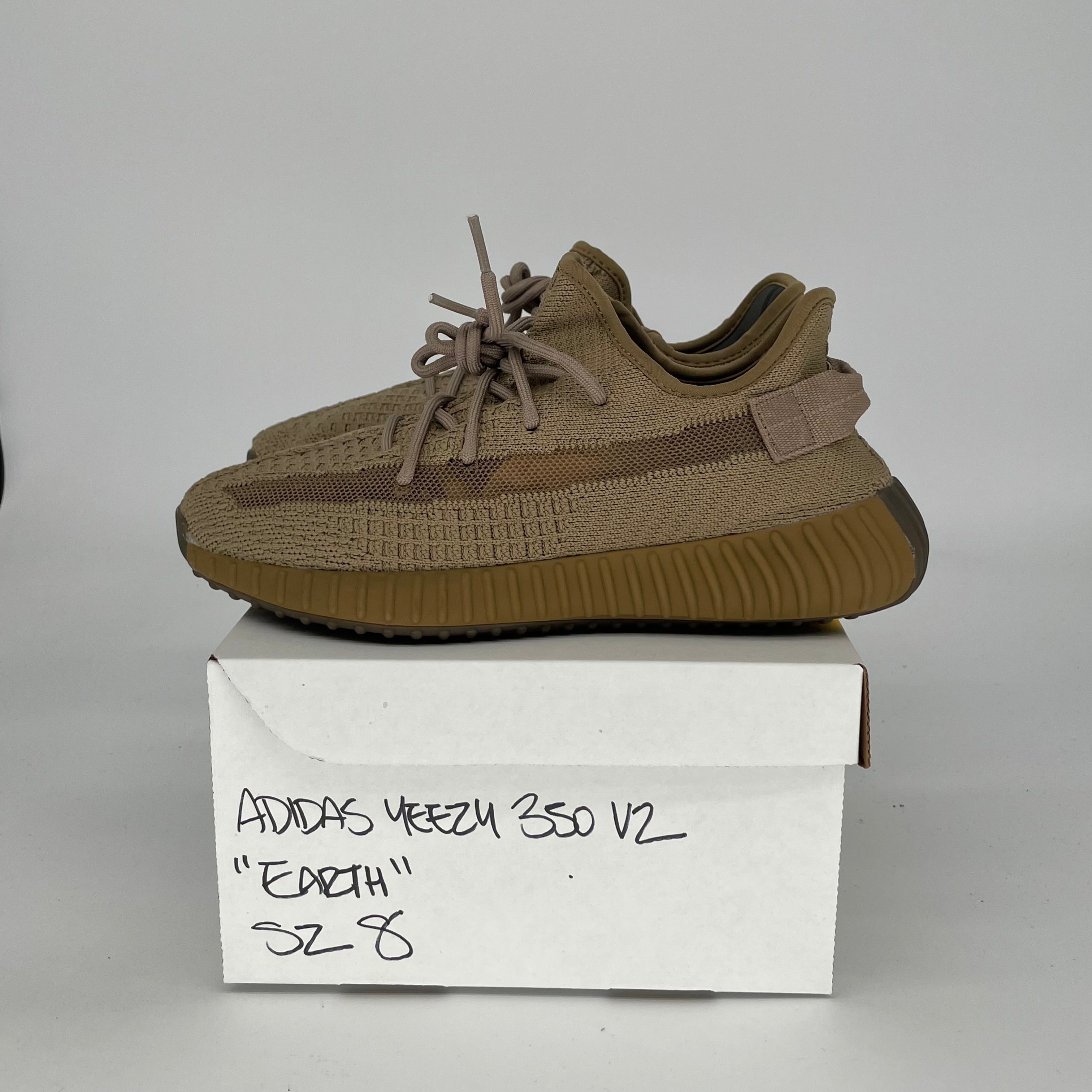 Adidas Yeezy Boost 350 V2 'Earth' Women's Running Shoes - Size 8/9.5W (FX9033) - Perfect for Casual Wear, Gym & Street Style