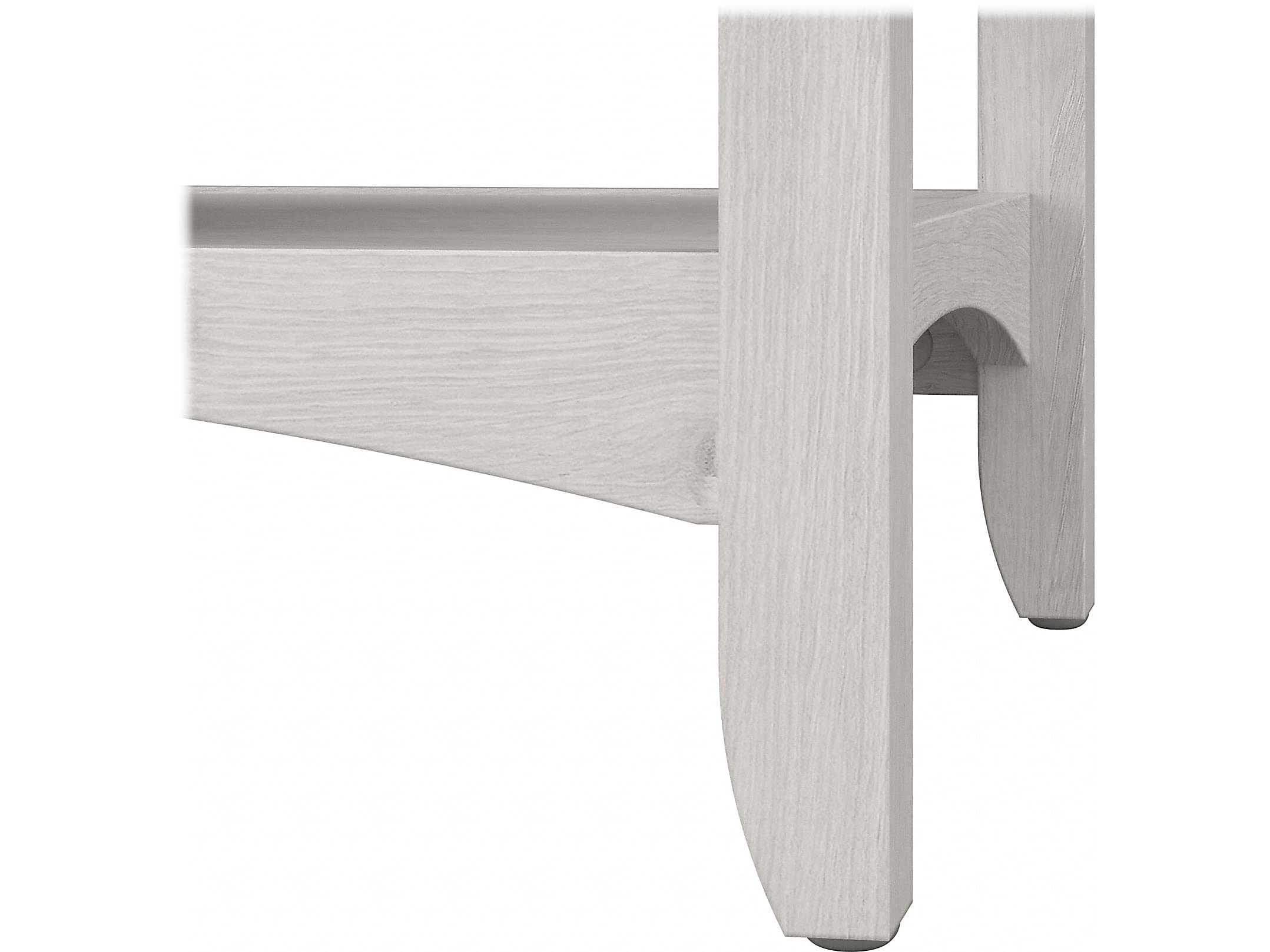 Bush Furniture Salinas 32-Inch White Oak Bathroom Vanity with Sink - Modern Linen Finish for Small Bathrooms & Powder Rooms | Perfect for Home Renovation & Space-Saving Storage