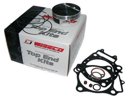 Wiseco PK1020 84.00mm 10.25:1 High Compression ATV Piston Kit with Complete Top-End Gasket Set - Perfect for Yamaha YFZ450, Honda TRX450R & Suzuki LTR450 Performance Upgrades