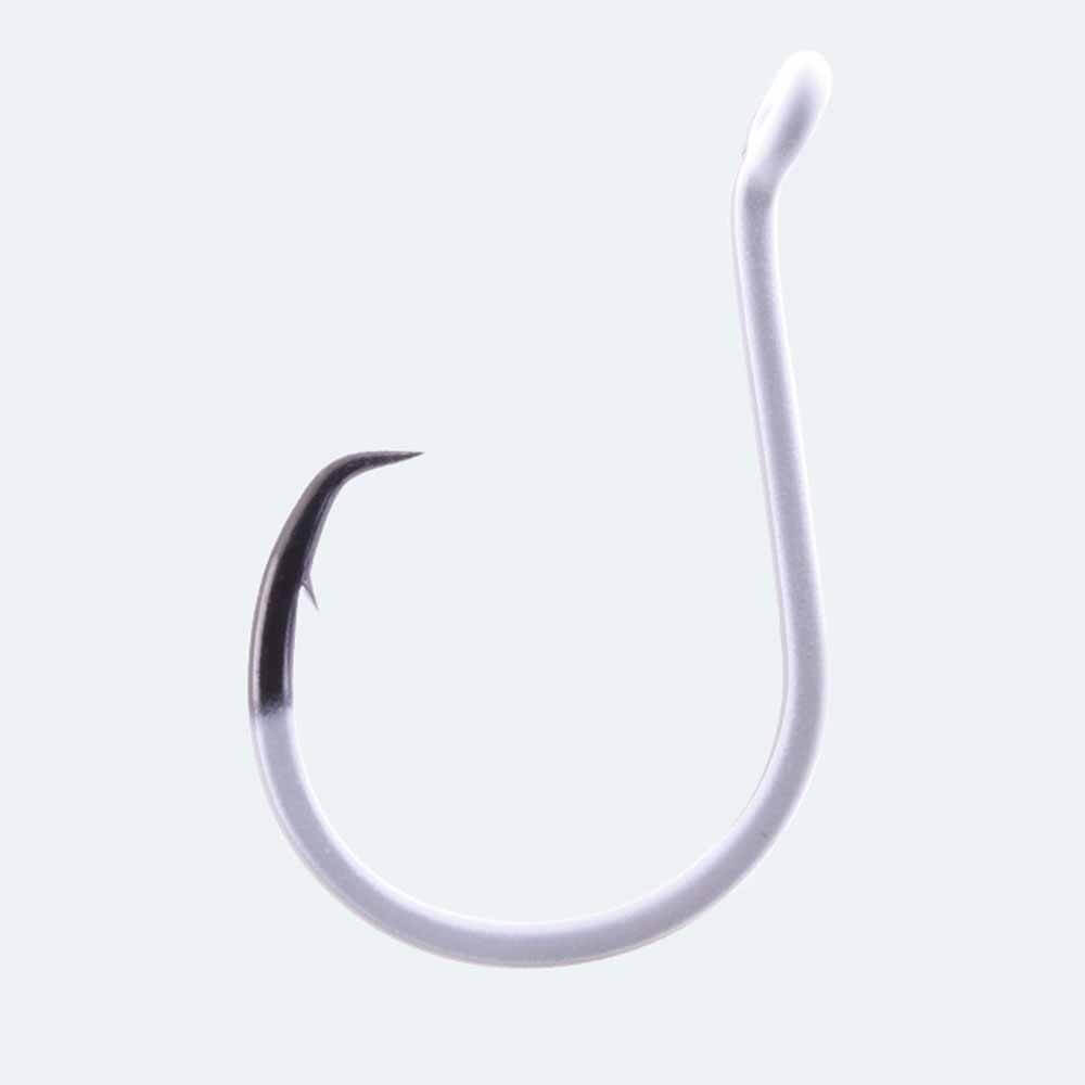 BKK Glow Offset Heavy Duty Circle Fishing Hooks - Saltwater & Freshwater Fishing for Bass, Catfish, and Walleye