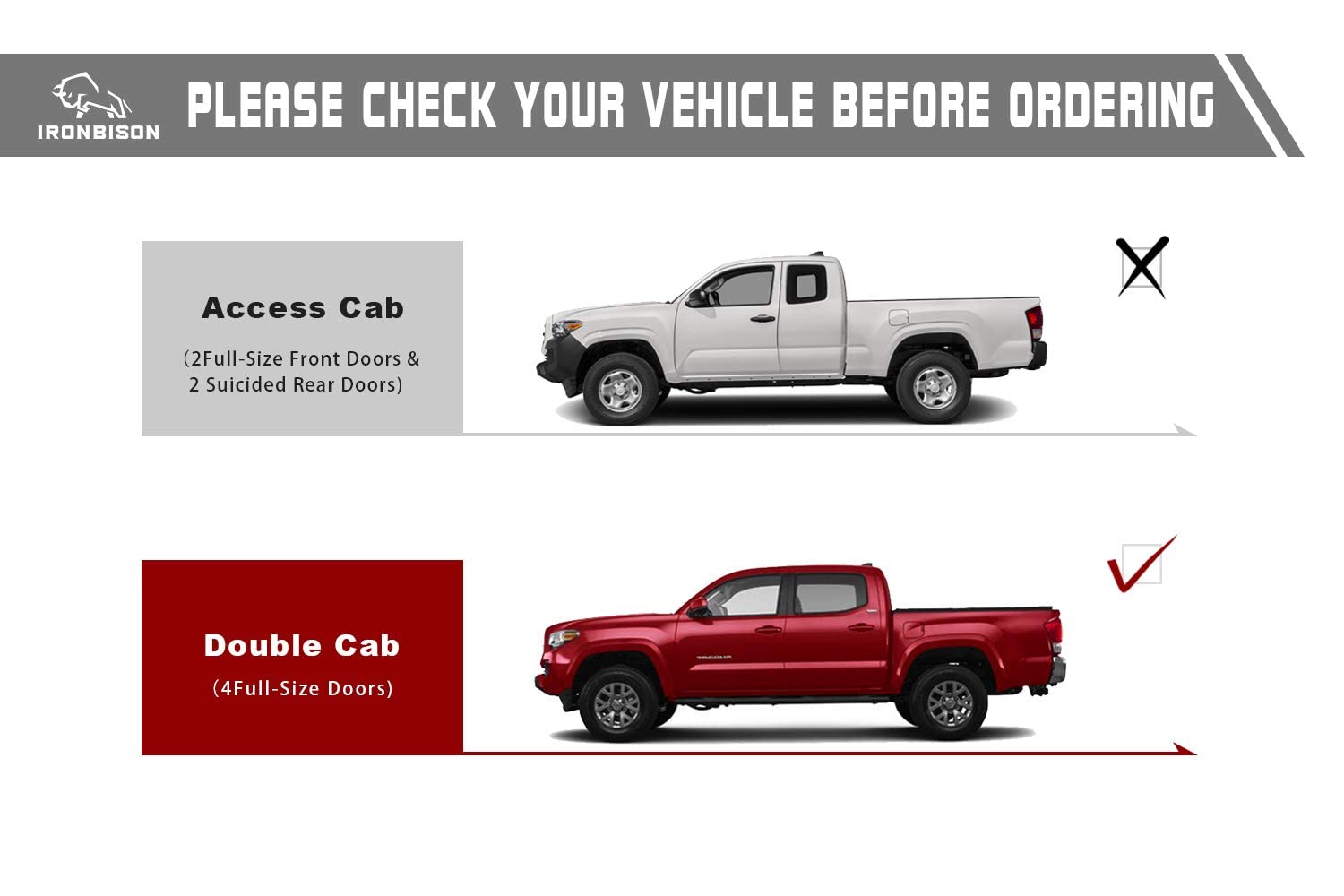 2005-2023 Toyota Tacoma Double Cab 5