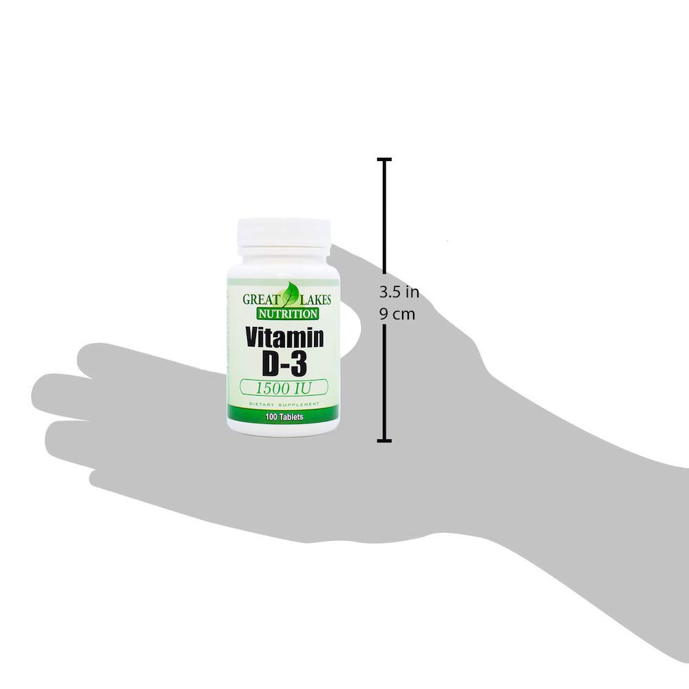 High Potency Vitamin D3 1,500 IU (3 Pack) - Supports Immune System & Bone Health - 300 Softgels by GL Nutrition - Ideal for Daily Supplement & Immune Support