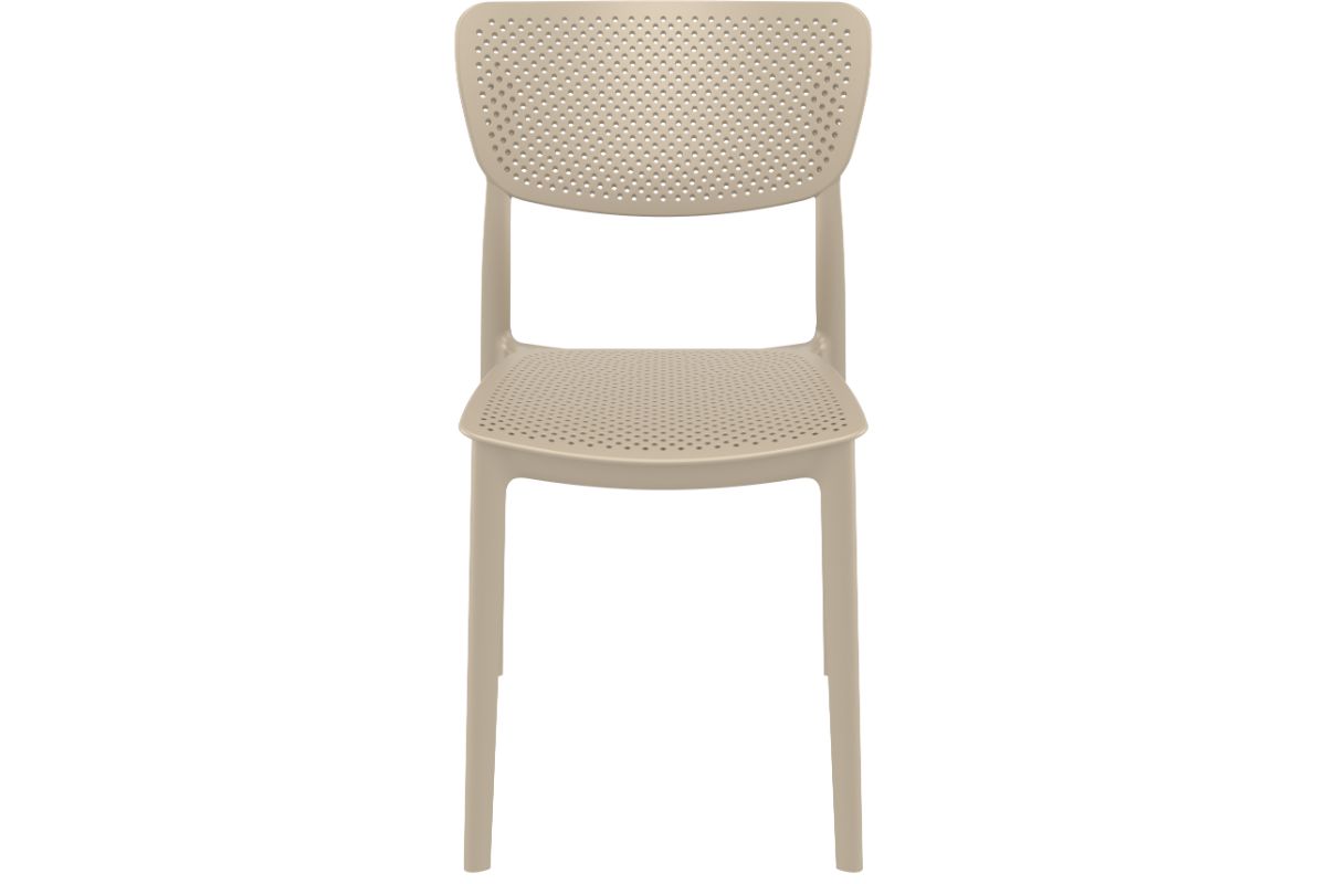 Stackable Lucy Dining Chair - Indoor/Outdoor Use for Restaurants, Cafes, and Home Patios | Durable & Stylish Seating Solution