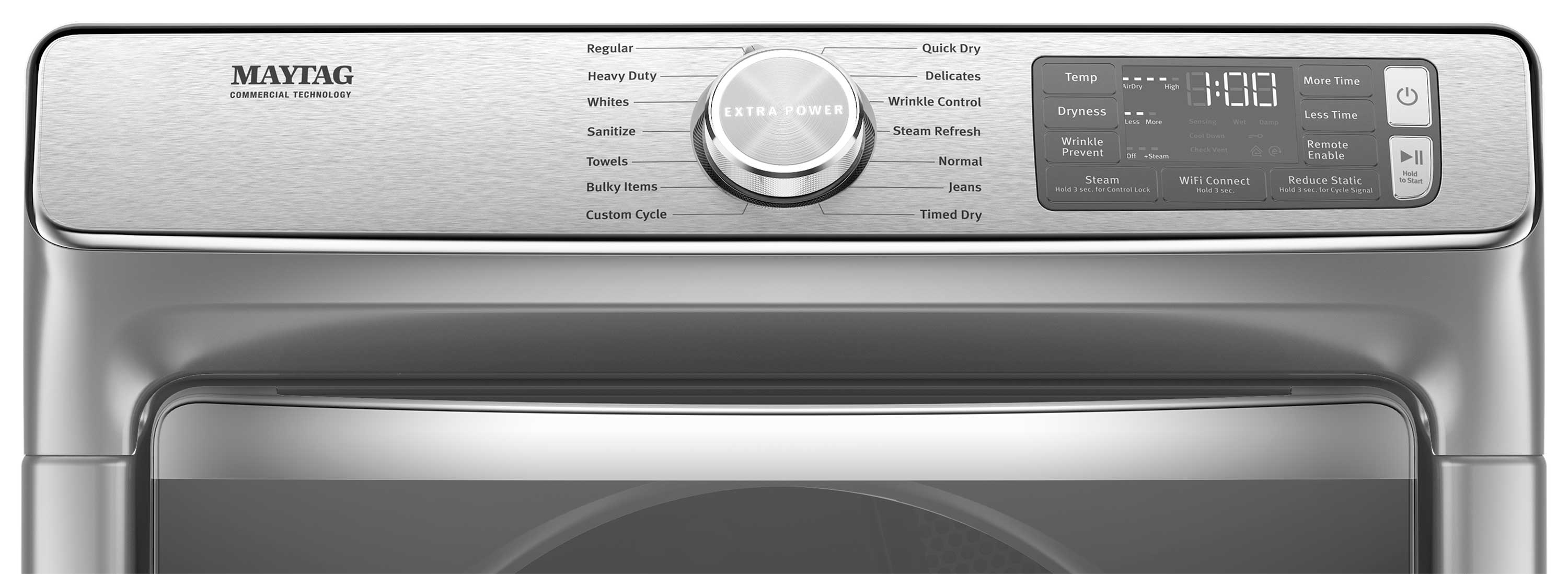 Maytag Metallic Slate 7.3 Cu. Ft. Electric Dryer - YMED8630HC | Large Capacity, Energy Efficient for Family Laundry | Perfect for Homes, Apartments & Laundromats