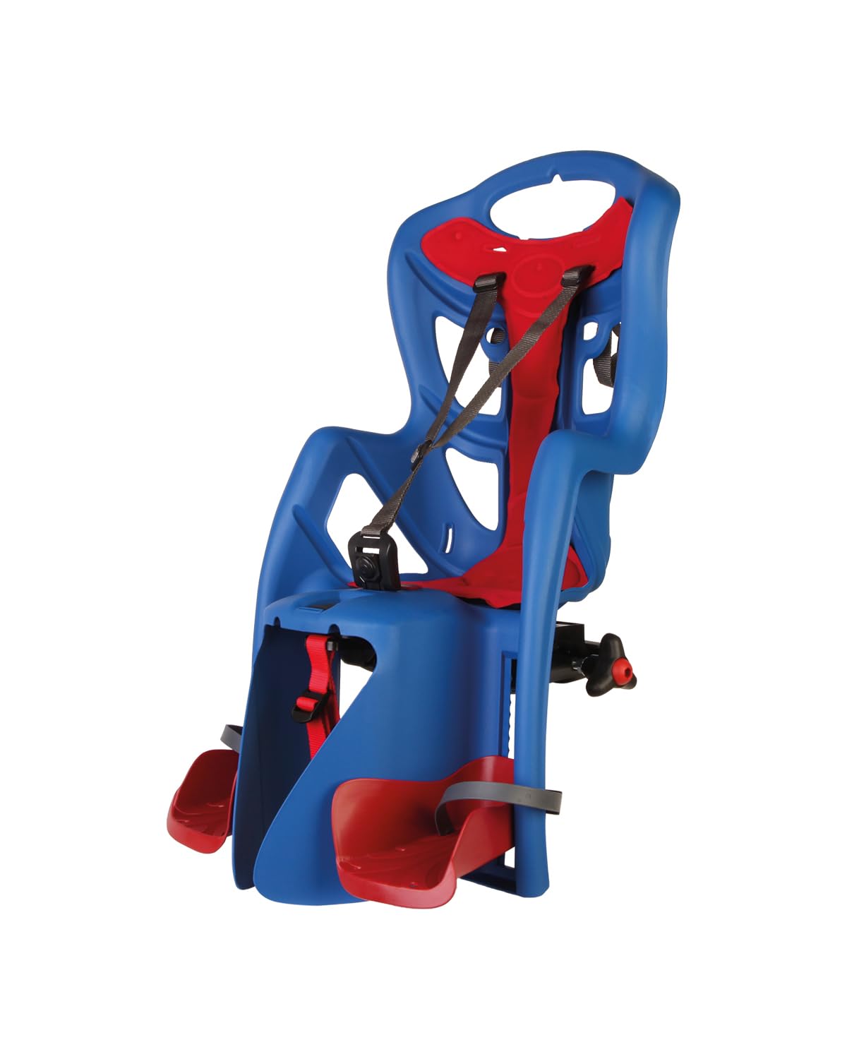Pepe Premium Blue Kids Bike Seat Carrier - Adjustable Clamp with Rack Mount - Made in Italy - Perfect for Family Cycling & Outdoor Adventures