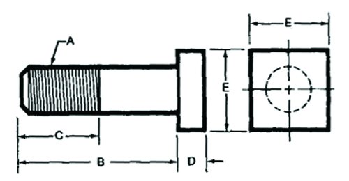 Te-Co 803 Tugger T-Bolts 3/8-16 x 6