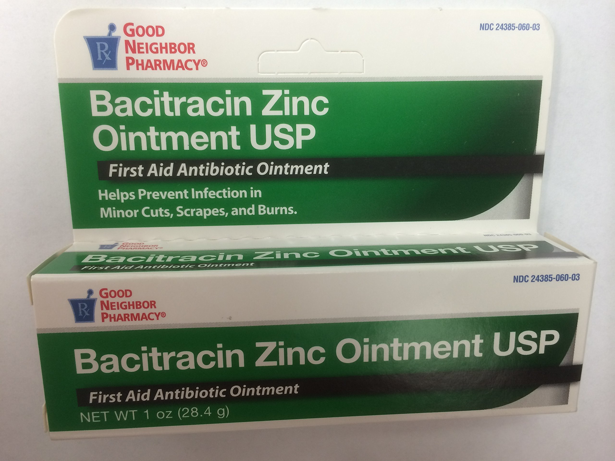 Bacitracin Zinc First Aid Antibiotic Ointment 1 Oz - Wound Care & Skin Protection for Cuts, Scrapes, and Burns | Essential First Aid Kit Supply