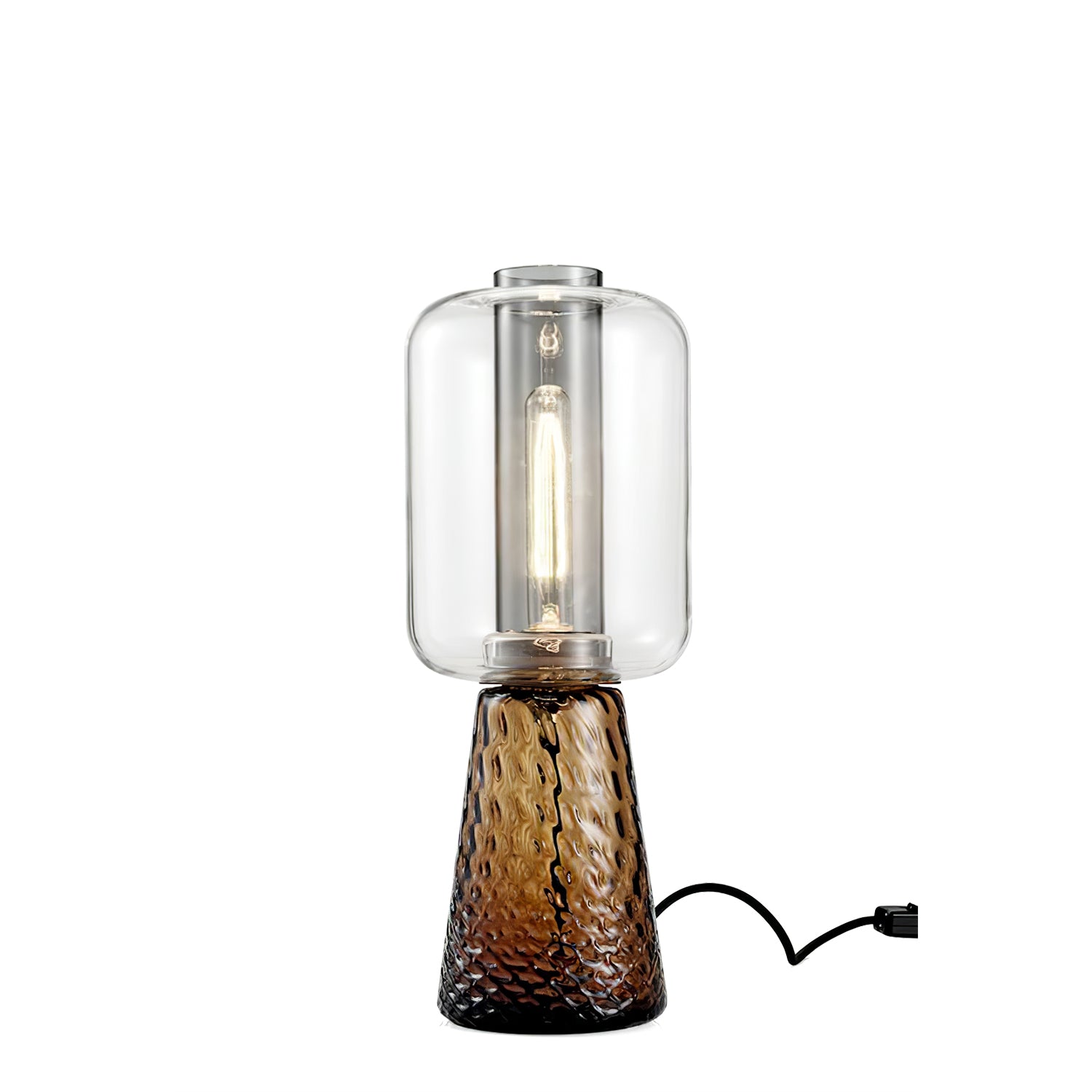 Modern LED Table Lamp with Touch Control - Adjustable Brightness for Bedroom, Living Room, and Office (Black) | Perfect for Reading, Working, and Creating Ambience