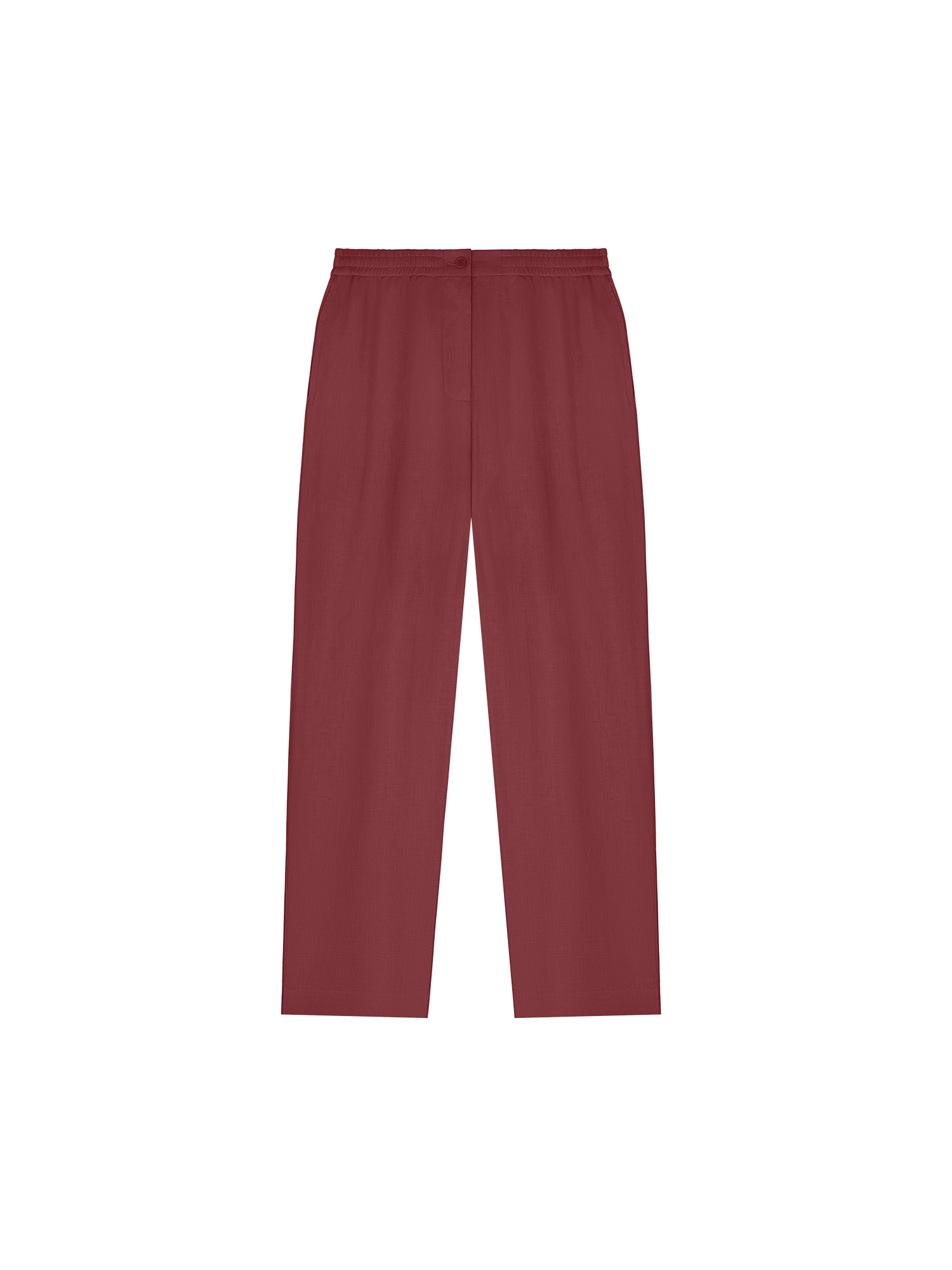 Women's DNA Linen Pants - Garnet Red | Comfortable & Breathable Summer Trousers for Casual Wear, Travel & Office