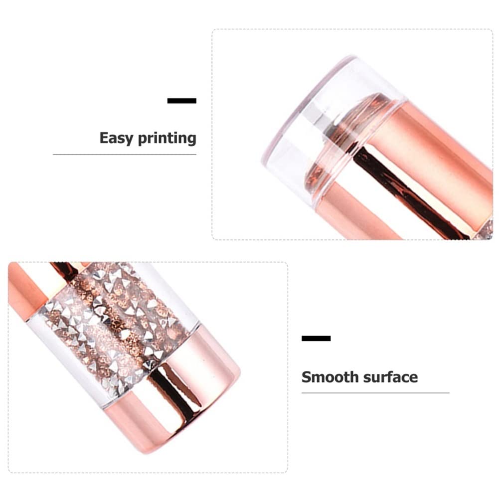Beaupretty French Tip Nail Art Kit - Double-End Silicone Stamper for Manicure & Nail Stamping | Professional Nail Tech Accessories for Women & Girls | Perfect for DIY Nail Art, Salon Use & Home Manicures