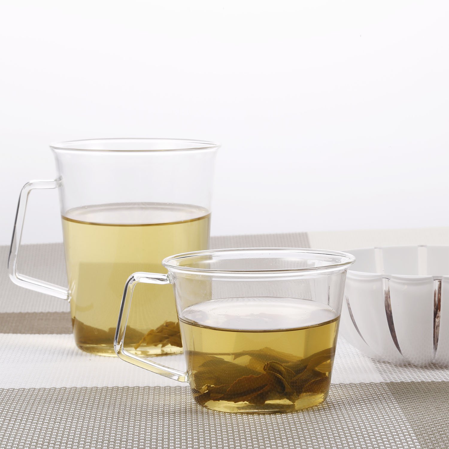 KINTO 8434 CAST Heat-Resistant Glass Coffee Cup - 6.8 fl oz (220 ml) - Microwave & Dishwasher Safe - Perfect for Espresso, Latte & Tea at Home or Office