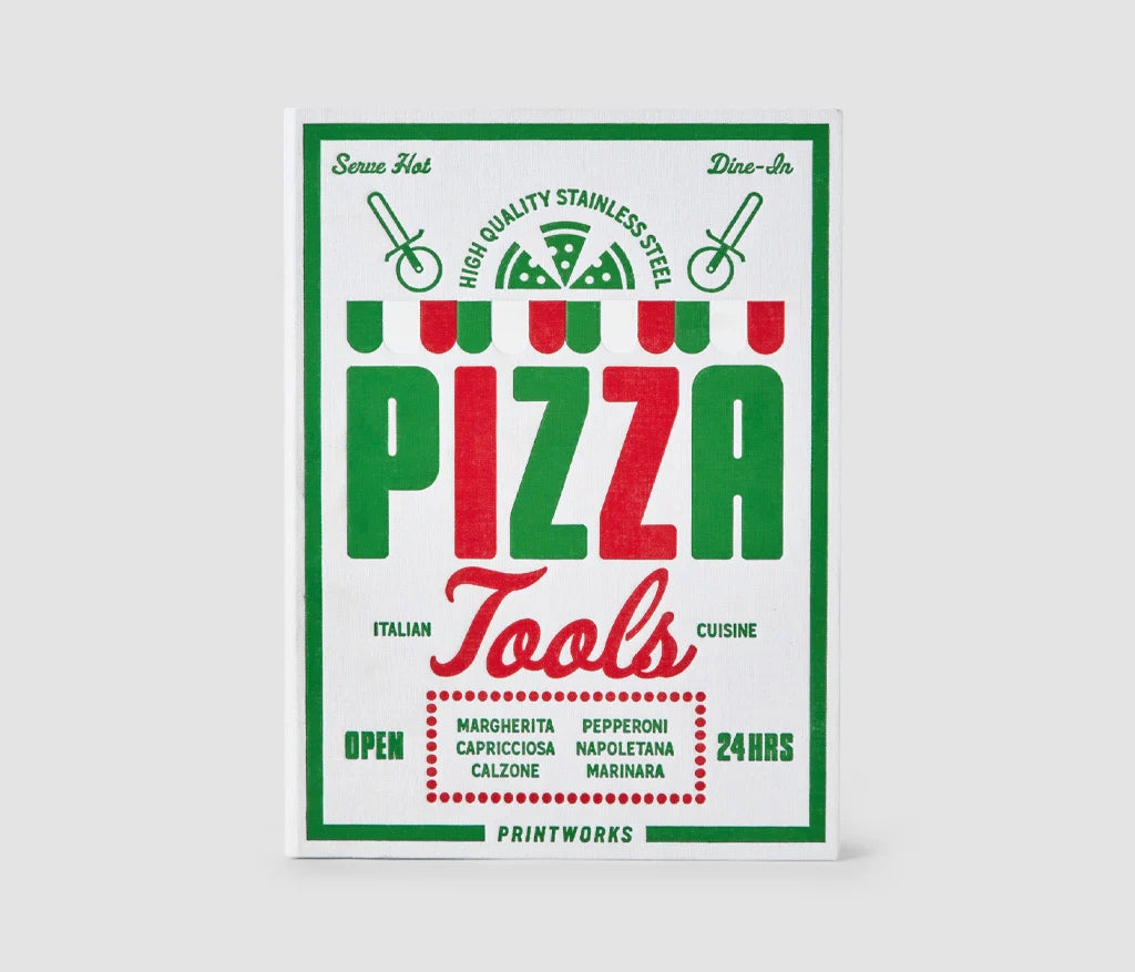 PRINTWORKS Premium Pizza Tools Set - Essential Kitchen Accessories for Homemade Pizza Making | Perfect for Home Chefs, Pizza Lovers & Italian Cooking Enthusiasts