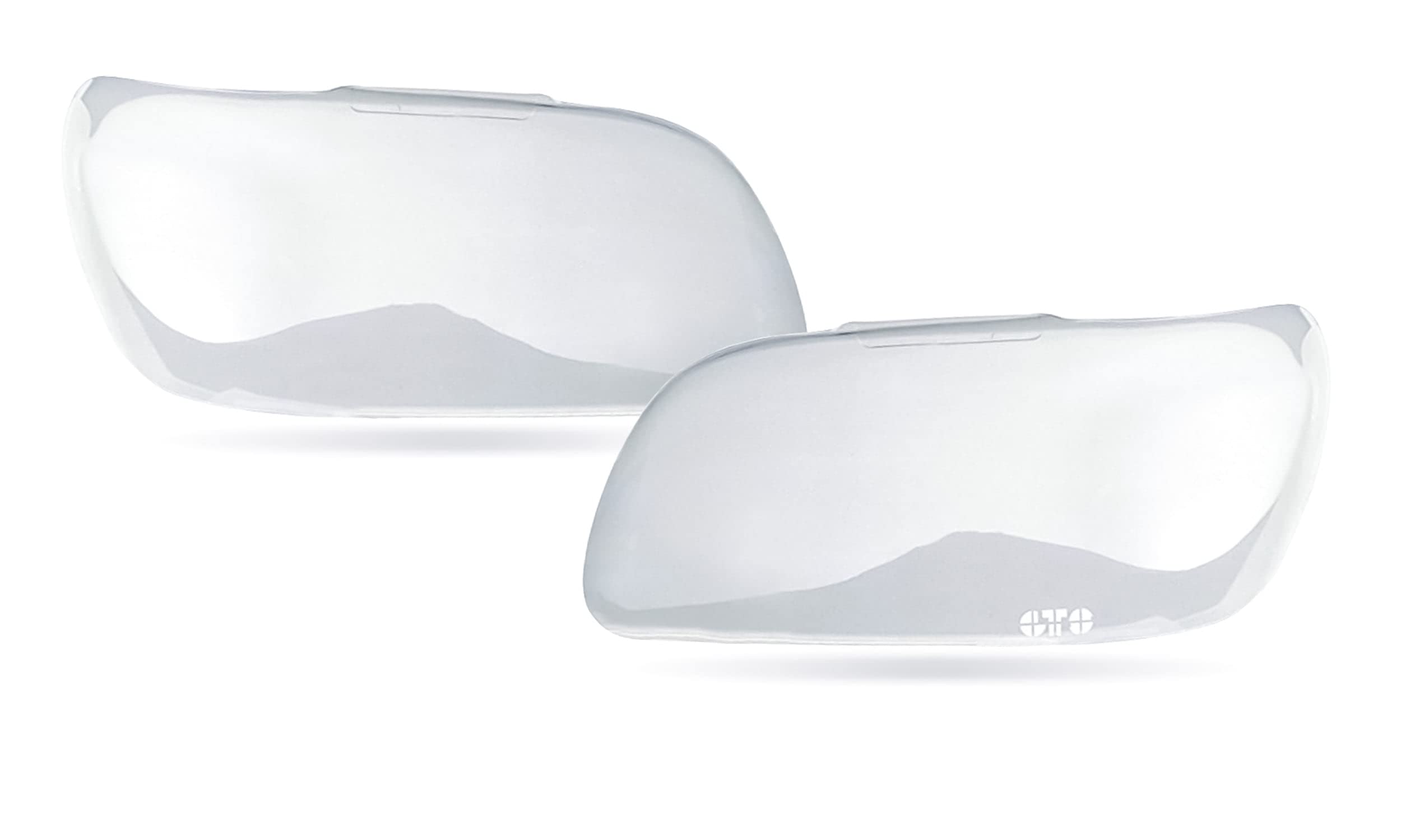 GT Styling GT0994C Clear Headlight Covers - 2 Piece Set for Car Protection & Style Enhancement | Perfect for Night Driving, Off-Road Adventures & Vehicle Customization