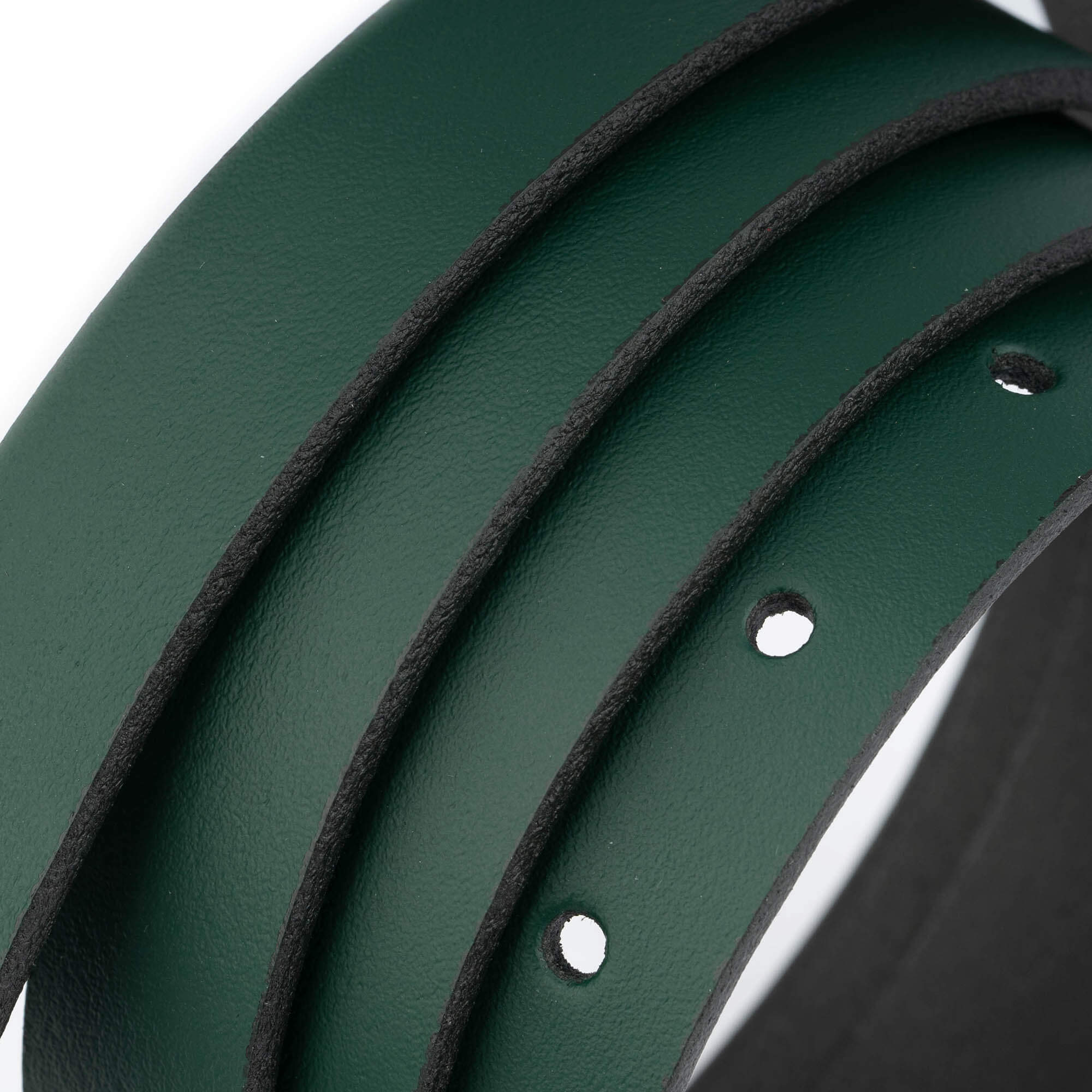 2.0 cm Forest Green Genuine Leather Belt Strap for Dunhill Buckles - Women's Replacement Accessory | Perfect for Office, Casual Wear & Formal Outfits