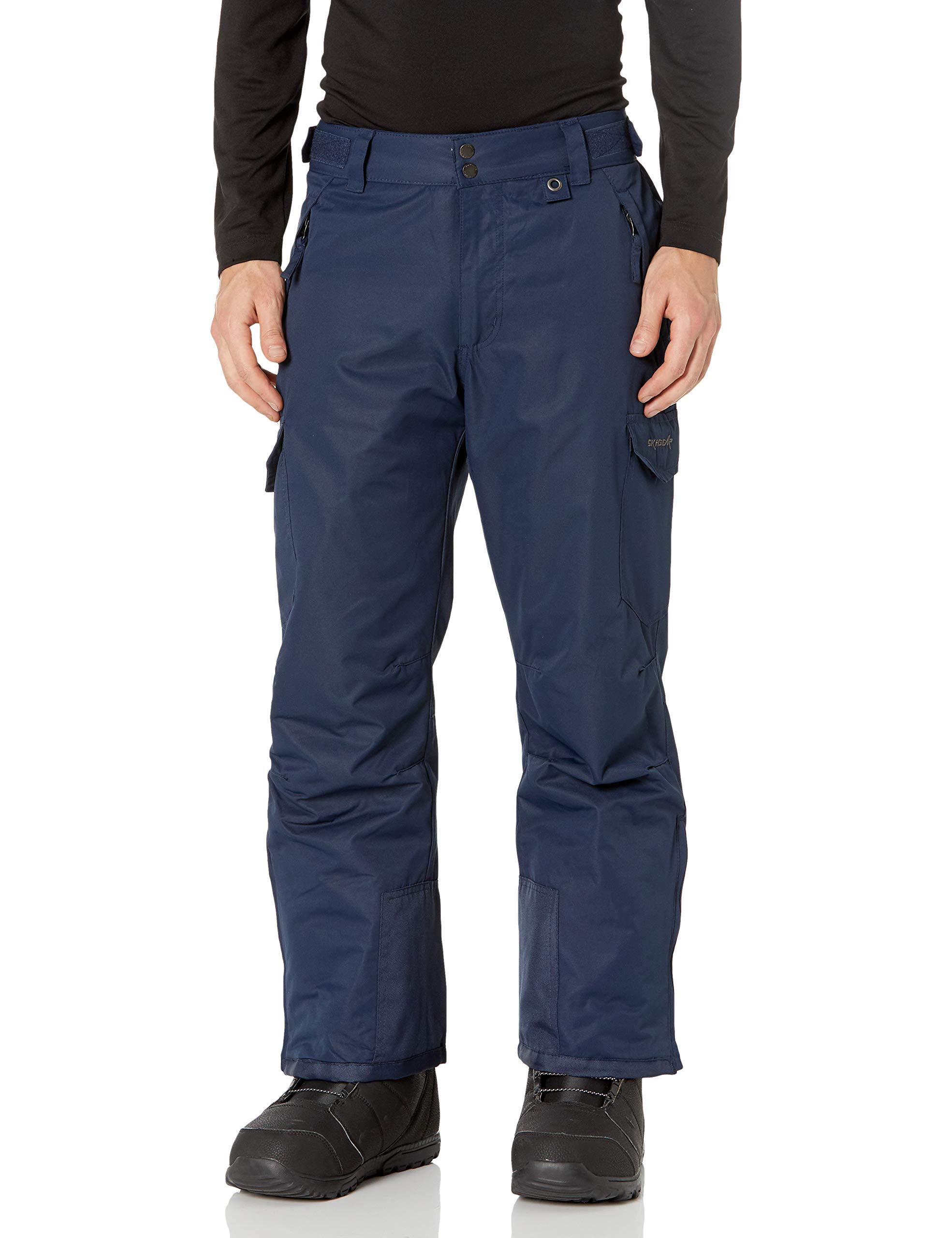 Men's Waterproof Snow Cargo Pants for Skiing & Winter Sports - Insulated Ski Pants with Multiple Pockets for Outdoor Activities, Hiking & Cold Weather Adventures