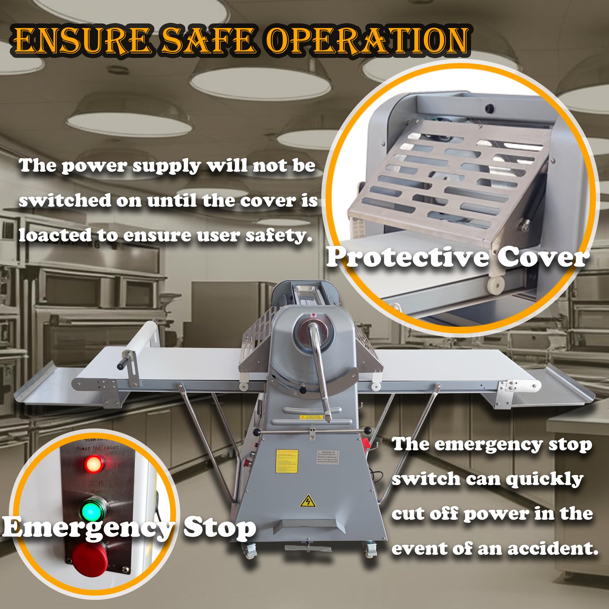 Commercial Dough Sheeter Machine - 82x20