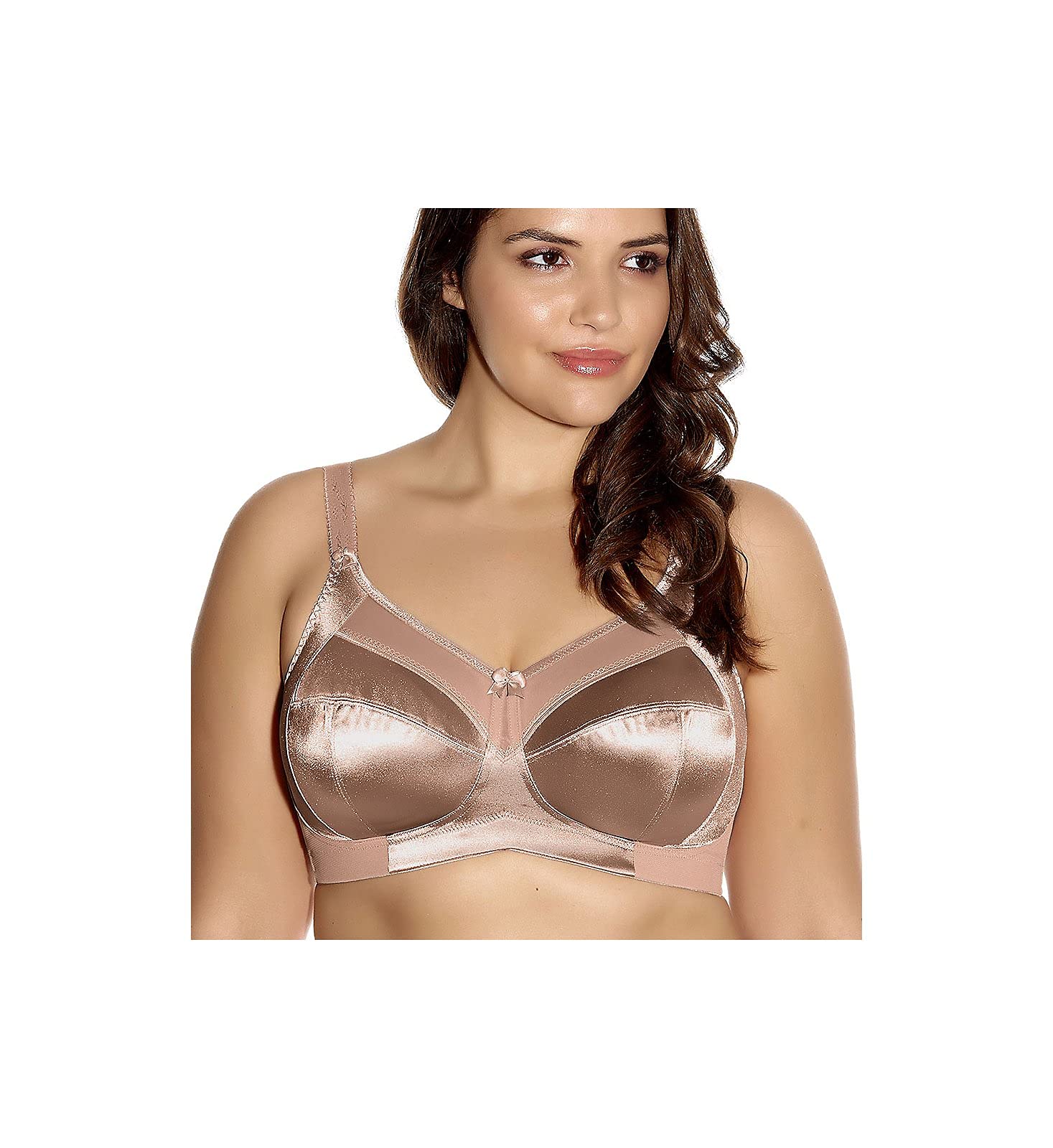Goddess Women's Plus Size Keira Wireless Soft Cup Bra - Comfortable Full Coverage Support for Everyday Wear at Work or Home
