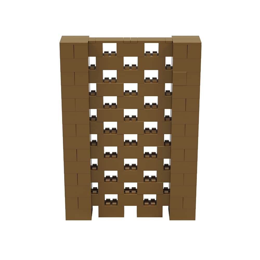 EverBlock 5’ x 7’ Open Stagger Wall Kit – Modular Building Blocks for Room Dividers, Partitions & Displays | Easy Connect & Reusable Wall System | Indoor & Outdoor Use (Gold) | Perfect for Offices, Events & Home Decor