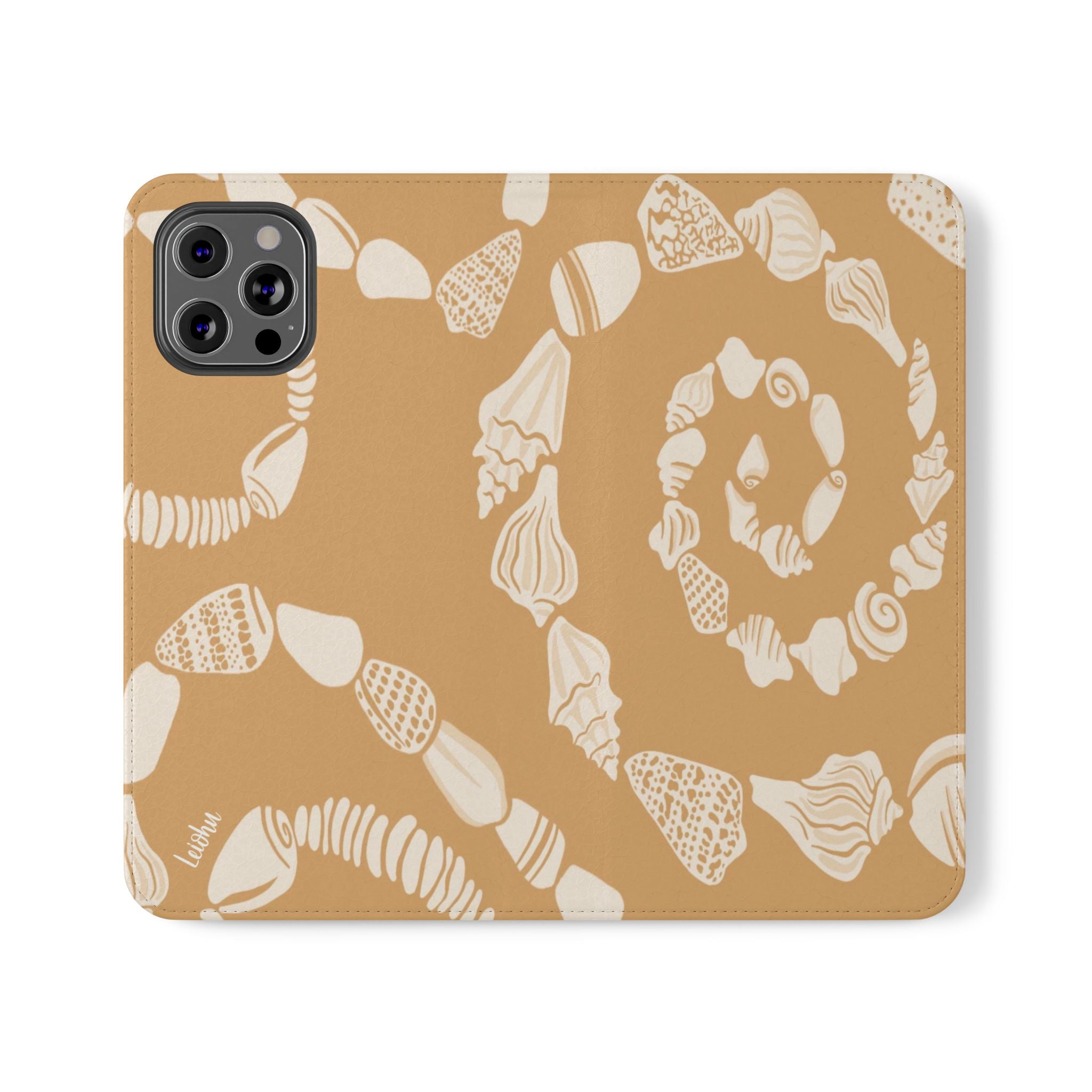 Groovy Shell Folio Case for iPad - Premium PU Leather Protective Cover with Auto Sleep/Wake, Slim Design for iPad Pro/Air/Mini - Perfect for Work, Travel & School