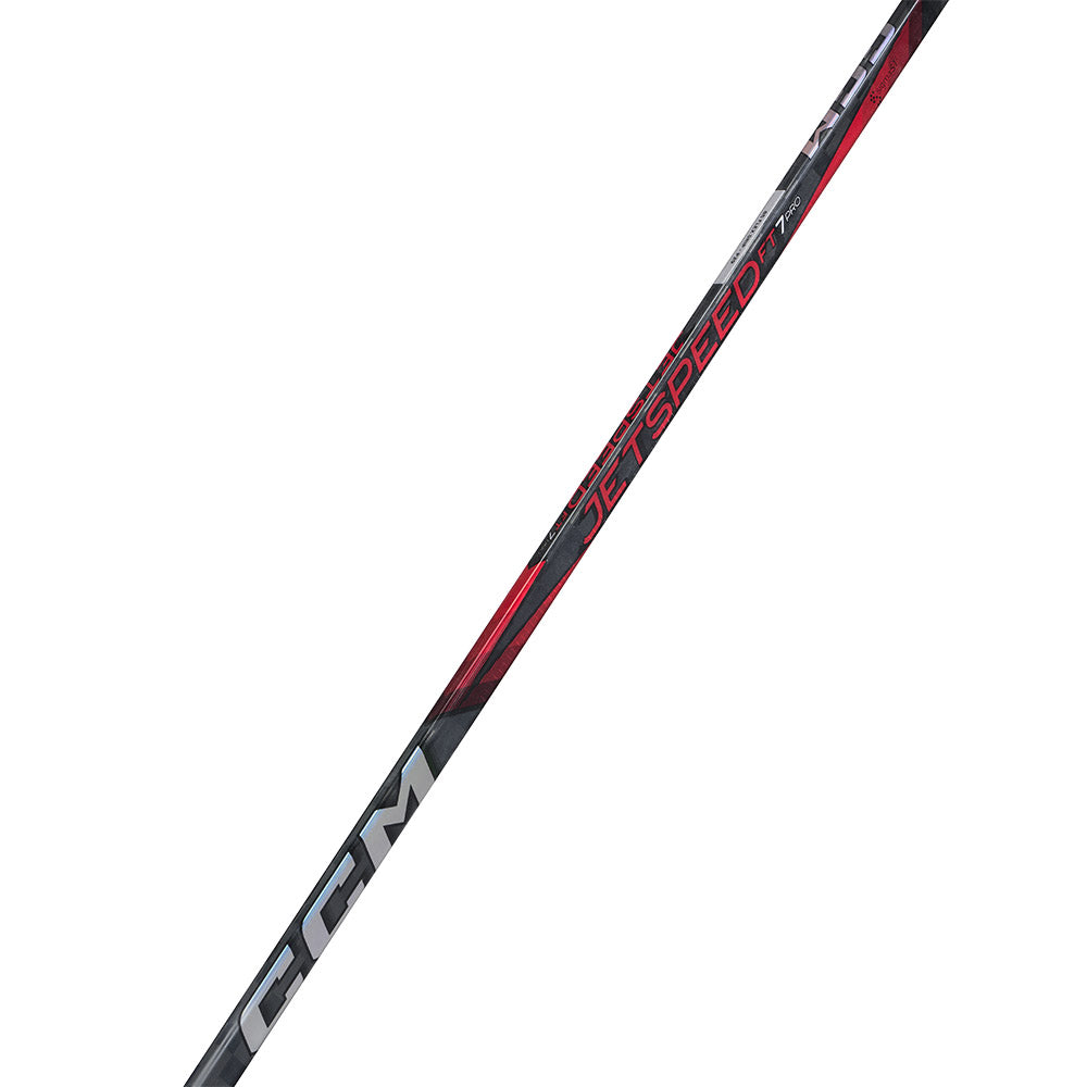CCM Jetspeed FT7 Pro Intermediate Ice Hockey Stick - Lightweight Carbon Fiber Design for Speed & Control - Perfect for Youth & Adult Hockey Players in Games & Practice