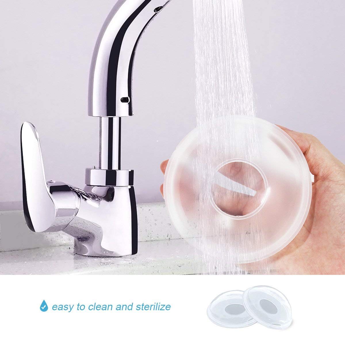 BPA Free Reusable Breast Shells & Nursing Cups - 2 Pack for Breastfeeding Comfort, Milk Collection & Leak Prevention | Ideal for Nursing Moms, Pumping & Daily Use