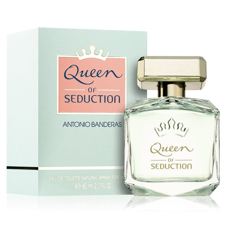 Antonio Banderas Queen of Seduction 80ML Eau de Toilette Spray for Women - Romantic Date Night & Evening Wear Perfume