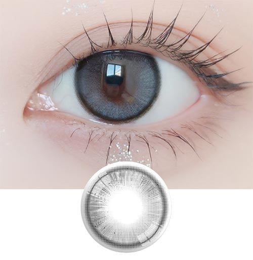 Anreen Ash Gray Contact Lenses (2-Pack) - Monthly Disposable Colored Lenses for Natural Eye Enhancement | Perfect for Cosplay, Halloween, and Daily Wear