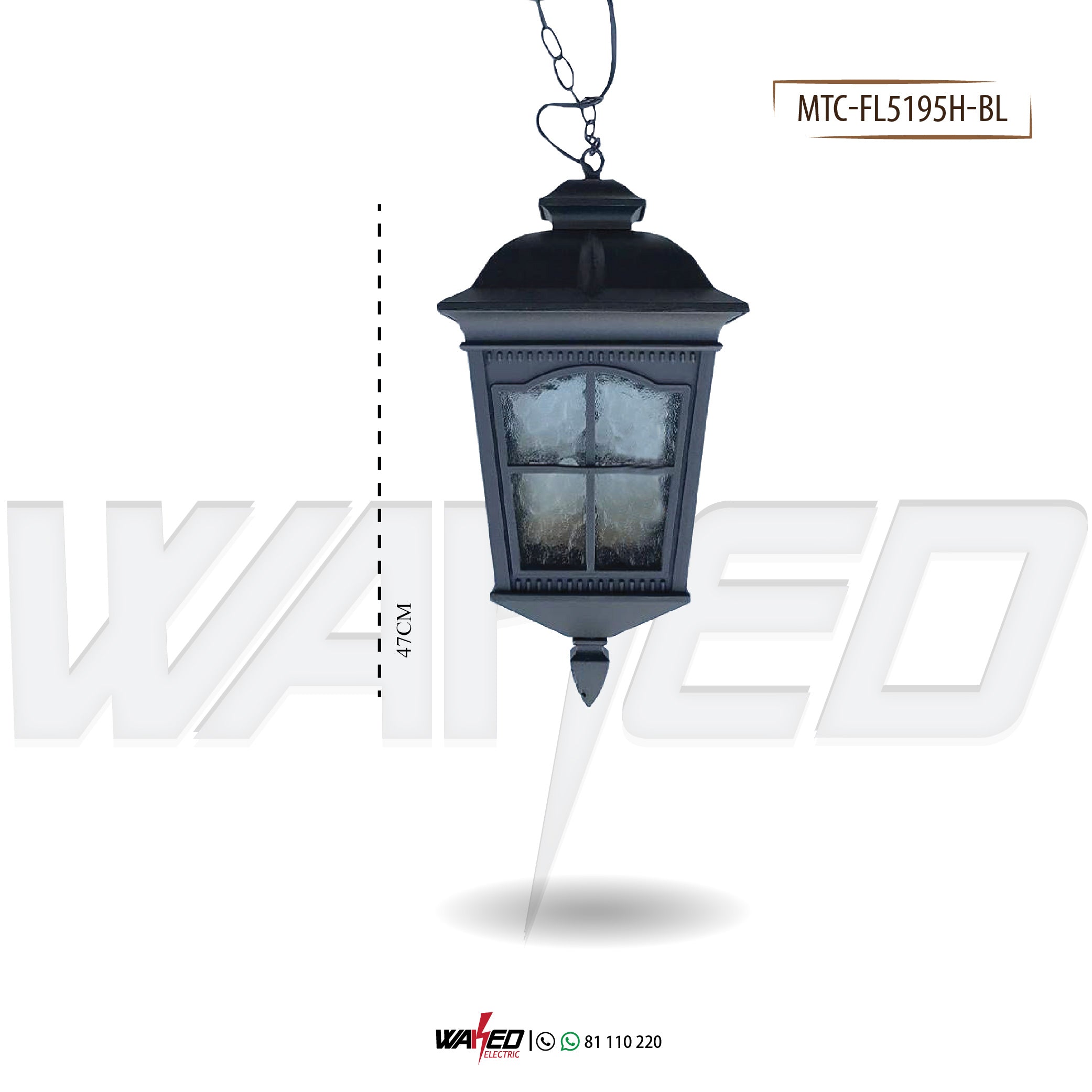 Modern Ceiling Lantern Light Fixture - 3 Color Options (Warm White/Cool White/Daylight) - Perfect for Living Room, Bedroom, or Entryway Lighting