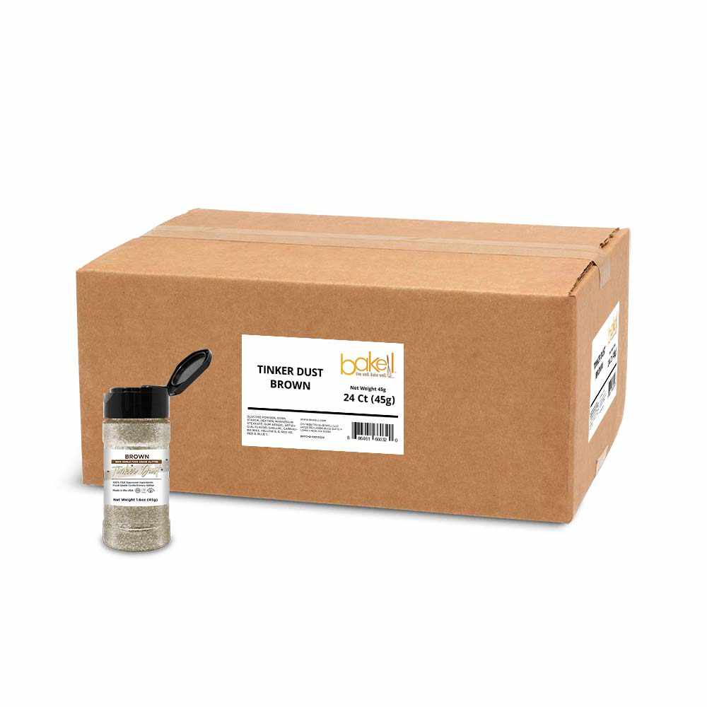 Premium Brown Tinker Dust® Glitter for Crafts - Bulk Wholesale Supplies | Perfect for DIY Projects, Scrapbooking, Nail Art & Home Decor