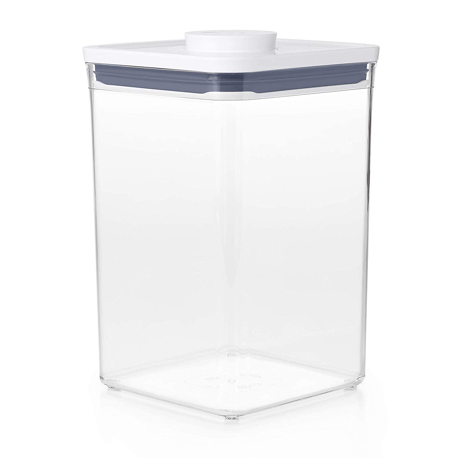 OXO Good Grips 4.4-Quart Square Airtight Food Storage Containers for Flour, Sugar, Cereal & Dry Goods - BPA-Free Kitchen Organization Set of 4 - Perfect for Pantry, Baking & Meal Prep
