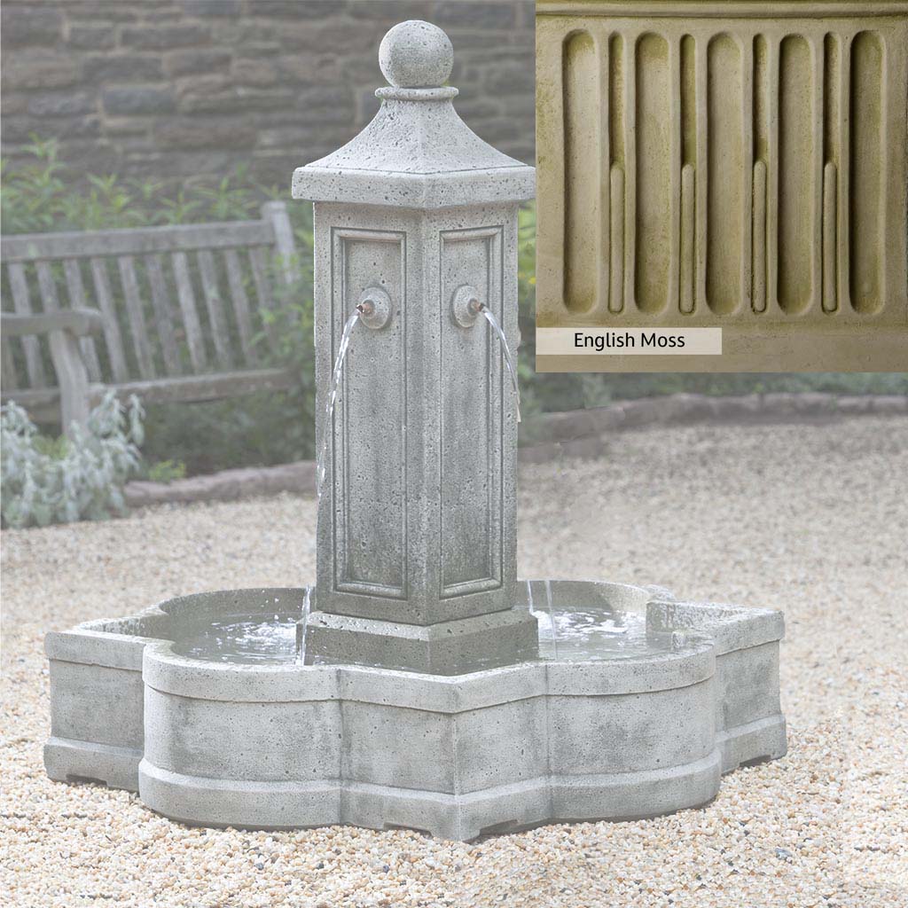 Campania International Provence Outdoor Garden Fountain - Elegant French-Inspired Water Feature for Patio, Yard & Landscape Decor