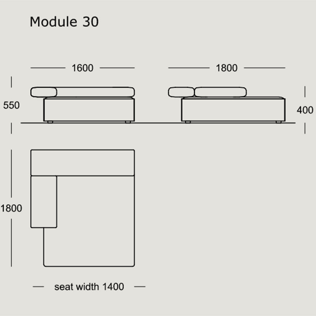 Modular Cinder Block Sofa Set - 24