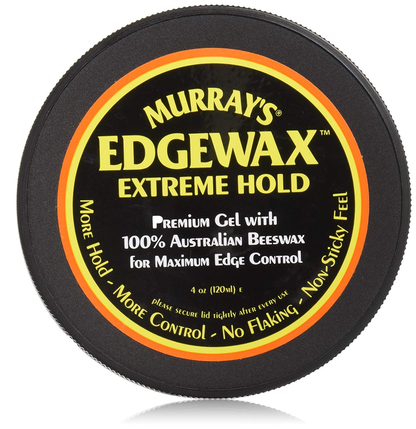 Murray's Edge Wax Extreme Hold 4 oz - Strong Hold Pomade for Men's Hair Styling - Perfect for Slick Back, Pompadour & Fade Haircuts