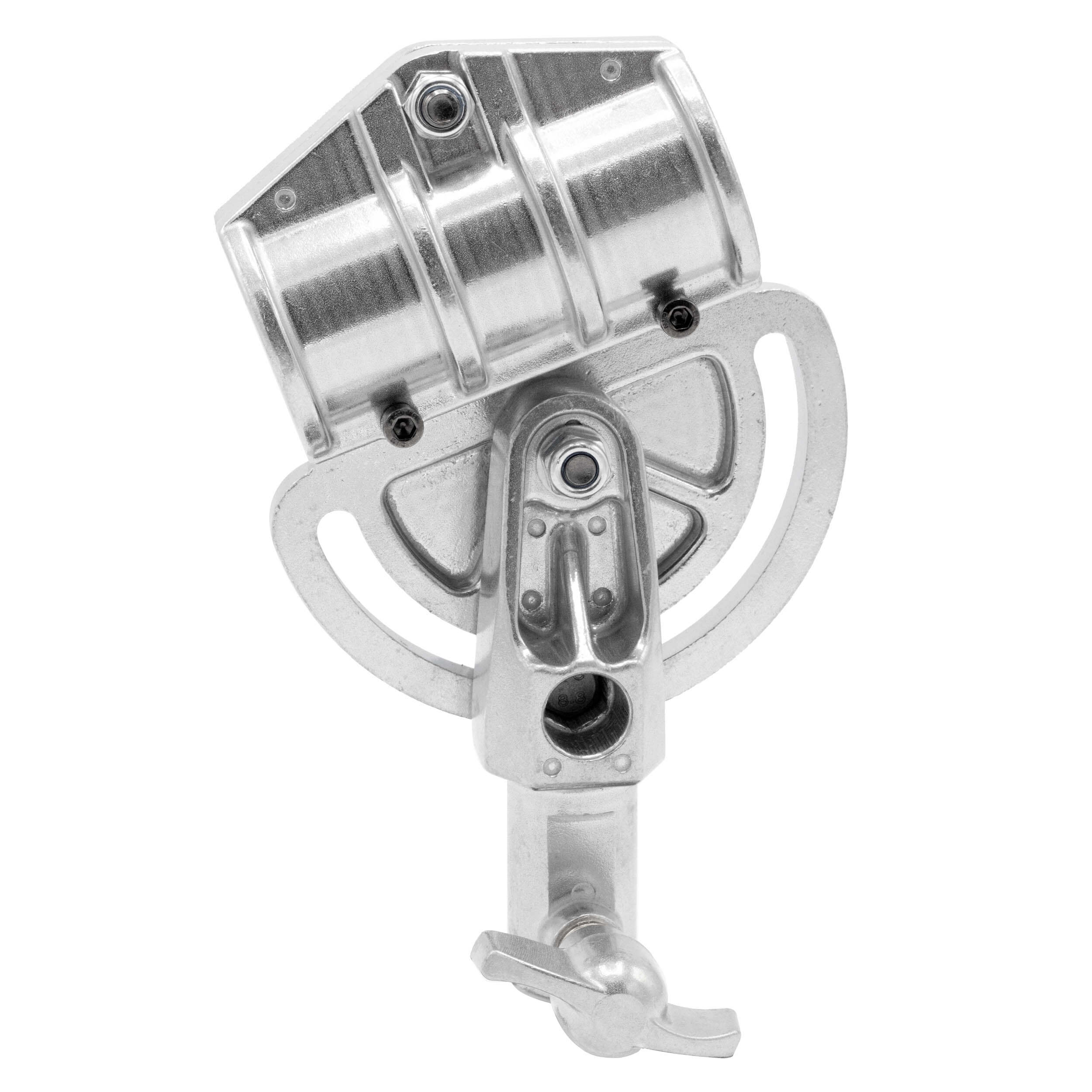 Silver Boom Pivot Clamp Bracket for Boom Arm (K 030014) - Heavy Duty Microphone Stand Mount, Studio Equipment Accessory for Podcasting, Streaming & Music Recording