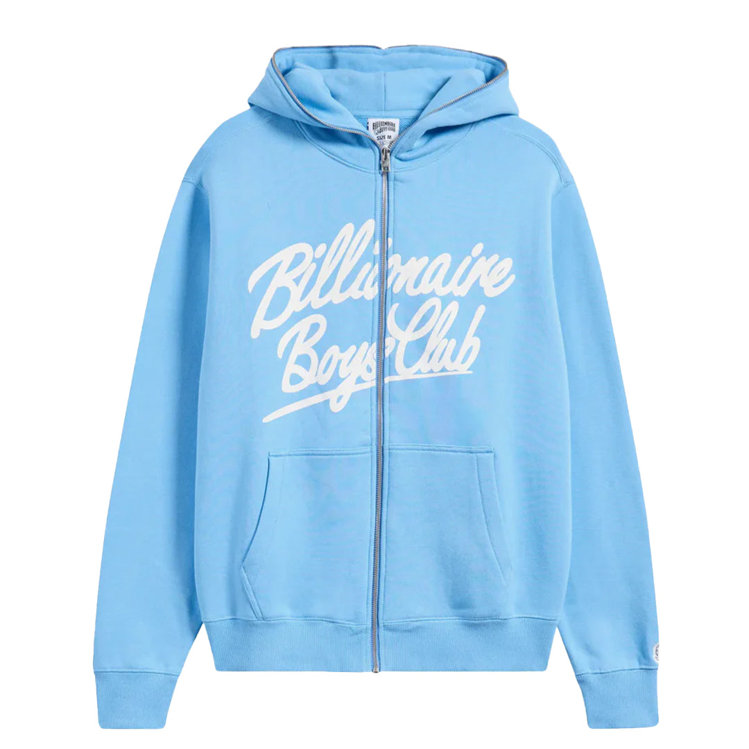 Script Zip Up Hoodie for Boys - Little Boy Blue Pullover | Casual Wear & Outdoor Activities