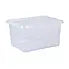 31L Clear Plastic Storage Box with Lid - Perfect for Organizing Home, Office, or Dormitory Supplies