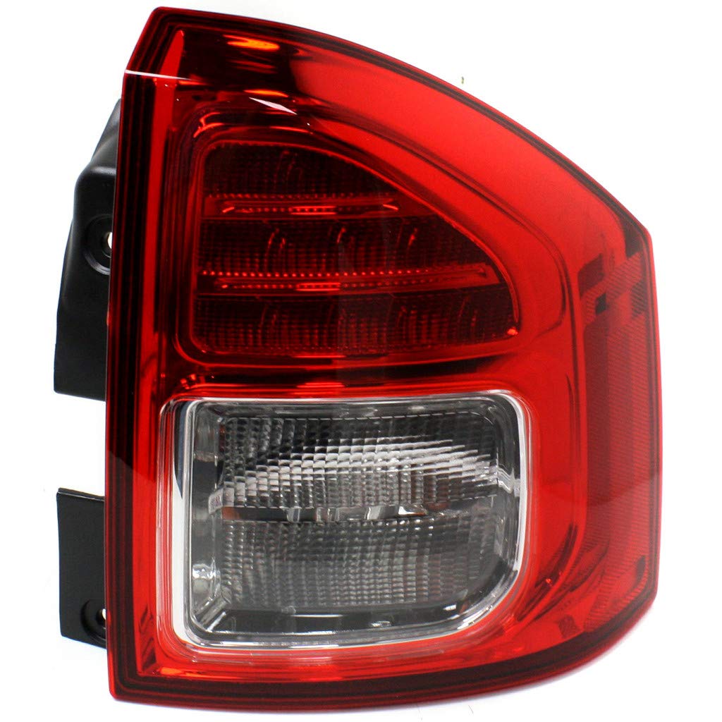 Jeep Compass Tail Light Passenger Side 2011-2013 | LED Replacement with Bulbs Included | CAPA Certified (Part #CH2801197, 5182542AC) | Perfect for Night Driving & Enhanced Safety