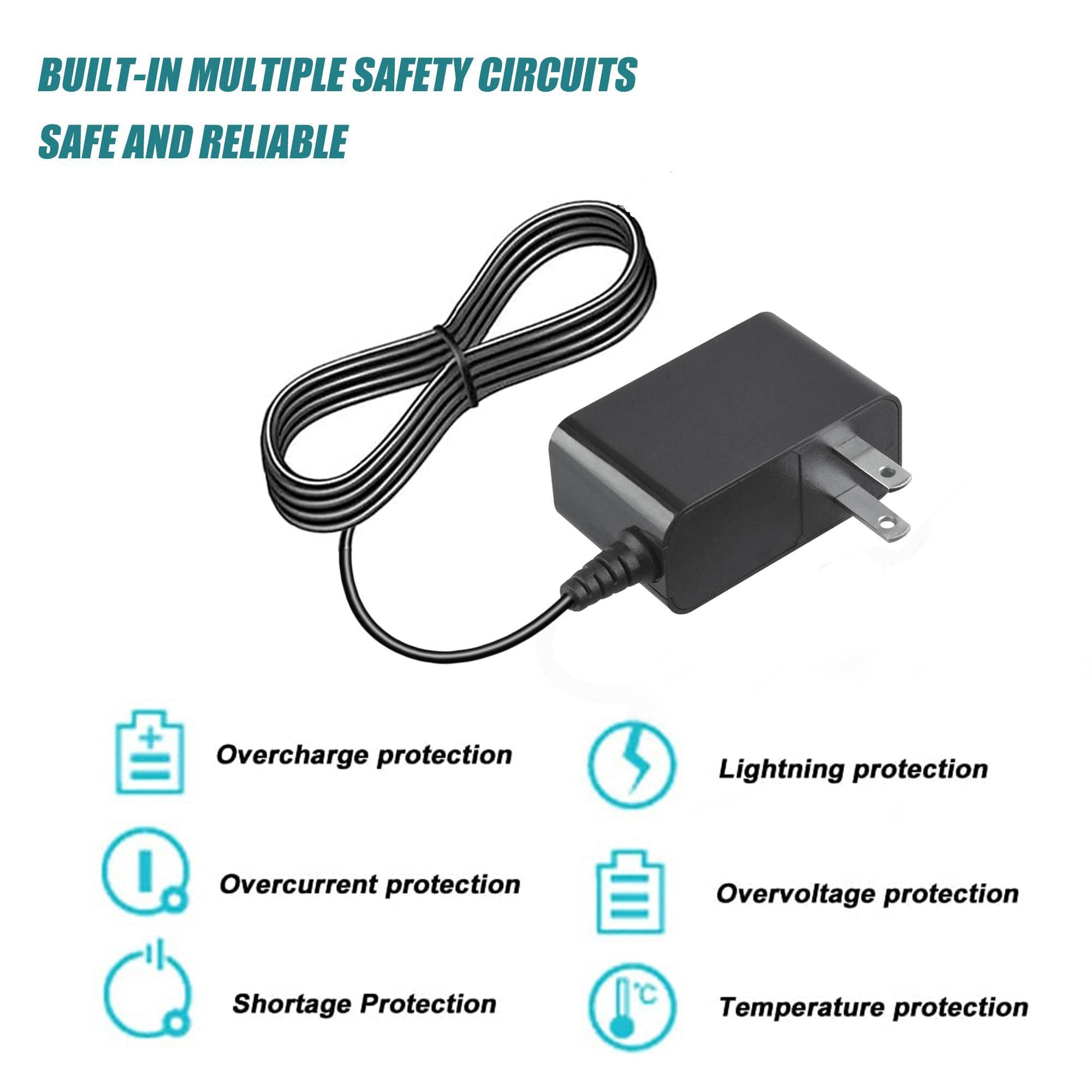 Original AC Power Adapter Charger for Soundlogic BFH-8/5538 Foldable Wireless Headset - Replacement Power Supply Unit (PSU) - Perfect for Home, Office & Travel Use