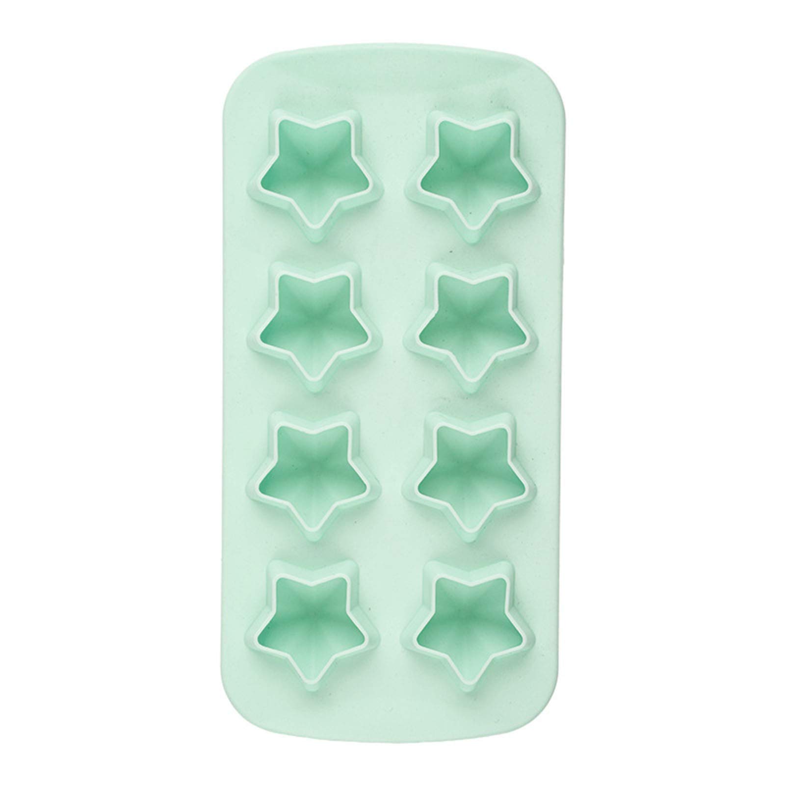 4-Piece Silicone Star Ice Cube Tray - DIY Chocolate & Candy Mold for Baking, Cocktails, and Party Decor - BPA-Free, Flexible, Easy to Use