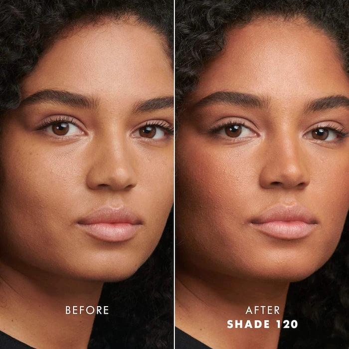 Armani Beauty Luminous Silk Creamy Bronzing Powder - Buildable Matte Bronzer for a Sun-Kissed Glow | Perfect for Contouring & Highlighting | Day to Night Makeup Essential
