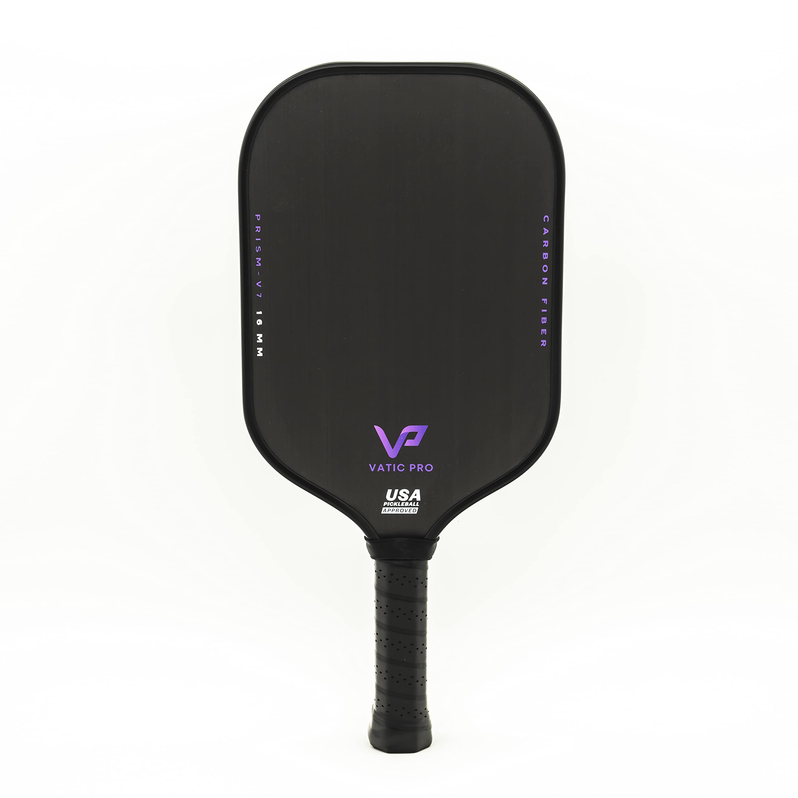 Vatic Pro Prism Carbon Fiber 16mm Pickleball Paddle - Lightweight & Durable with Foam Injected Walls - Includes Free Paddle Cover - Perfect for Competitive Play & Recreational Games