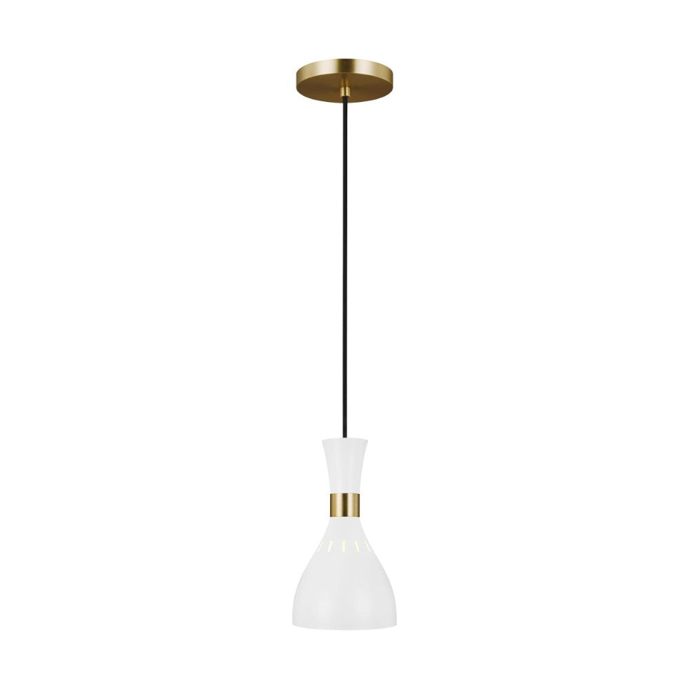 Grange 1 Light Pendant - Modern Single Bulb Hanging Light Fixture for Kitchen Island, Dining Room & Bedroom Lighting