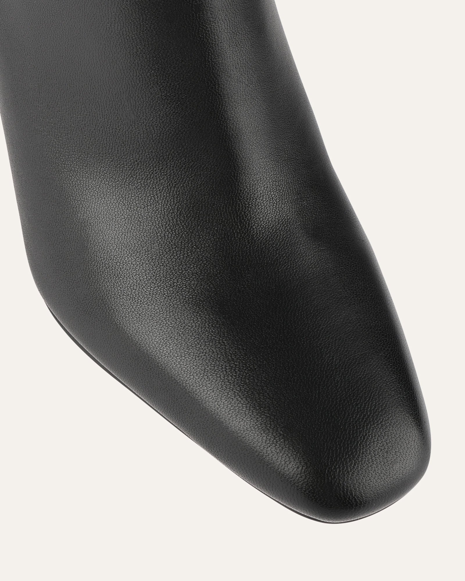 SUKI High Ankle Boots for Women - Genuine Black Leather Booties with Chunky Heel | Stylish Fall & Winter Fashion for Office, Party & Casual Outfits